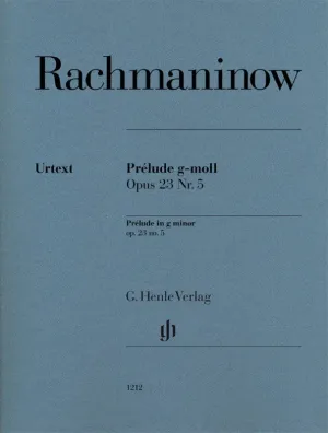 Rachmaninoff: Prelude in G Minor Op 23 No 5 Piano Solo