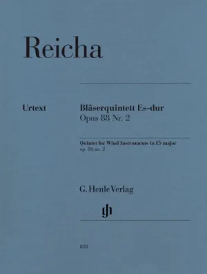 Reicha: Quintet for Wind Instruments Op 88 No 2 Score & Parts