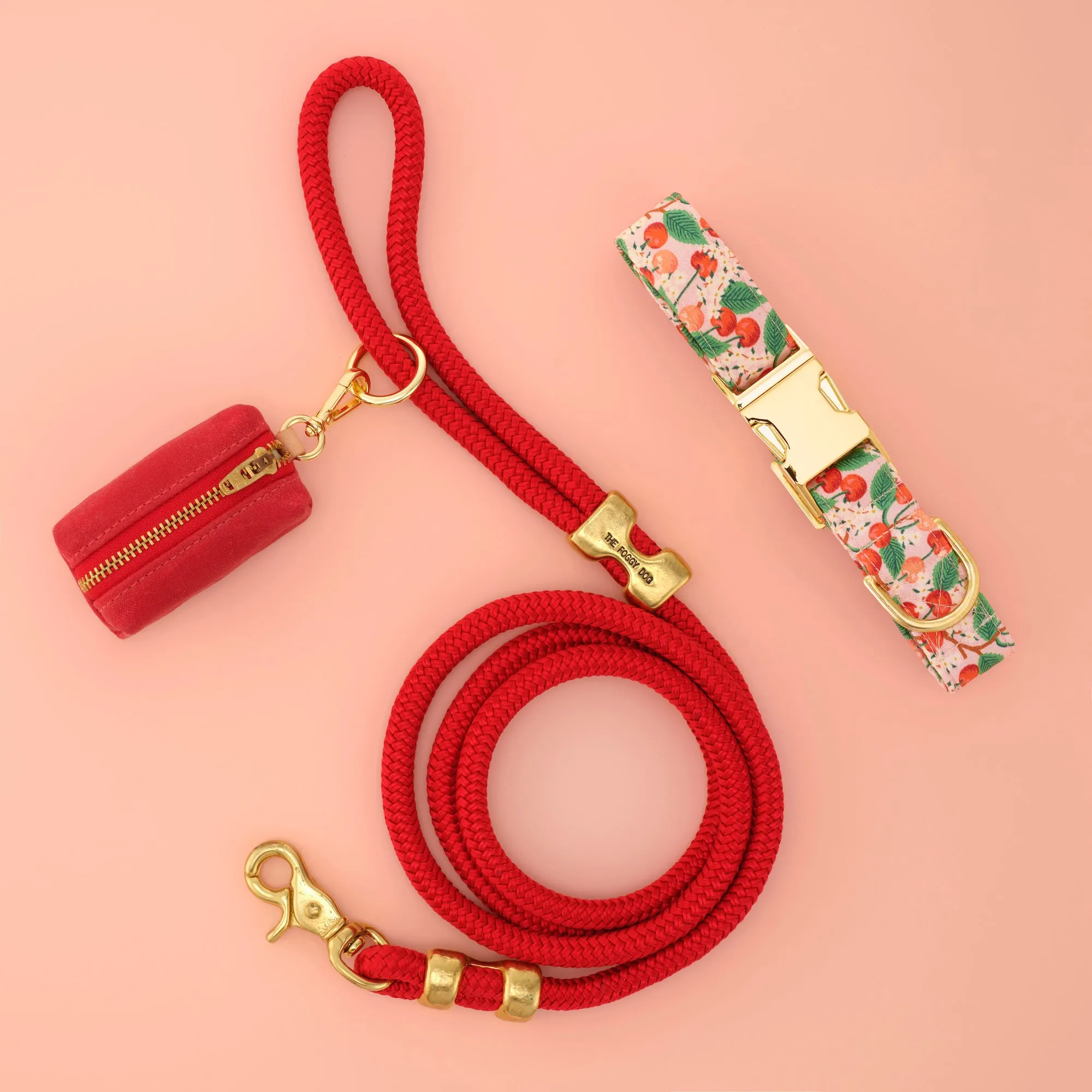 Rifle Paper Co. x TFD Cherry Blossom Collar Walk Set