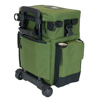 Rolling Tackle Box With Removable Tackle Trays