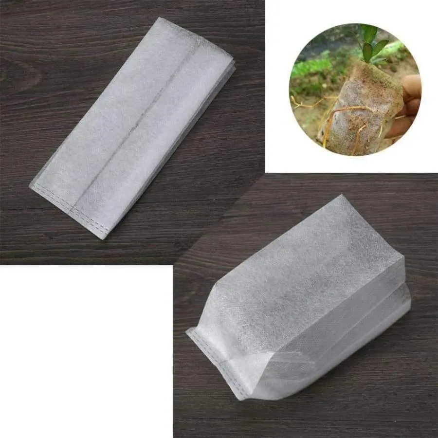 Rynx | 100 pieces non-woven garden supplies environmental protection seedling pots seedling bags plant bags gardening tools