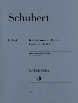 Schubert: Piano Sonata in D Major Op 53 D 850