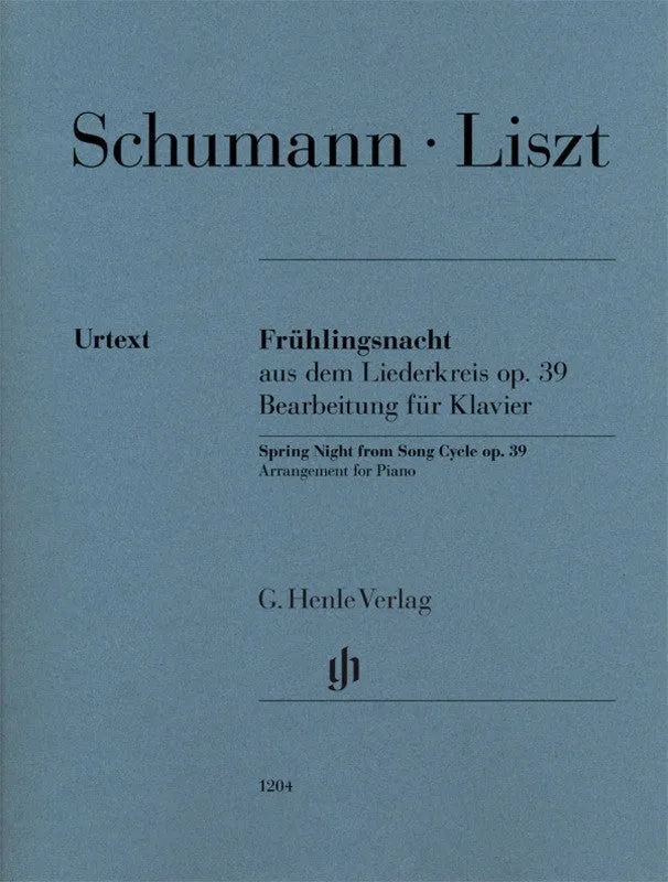 Schumann: Spring Night from Song Cycle Op 39 - Piano Version