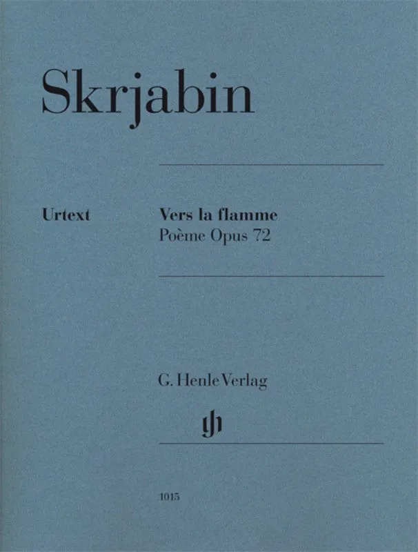 Scriabin: Vers la Flamme Poeme Op 72 Piano Solo