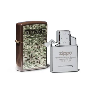 SHROWD Camouflage Zippo Lighter Gift Set