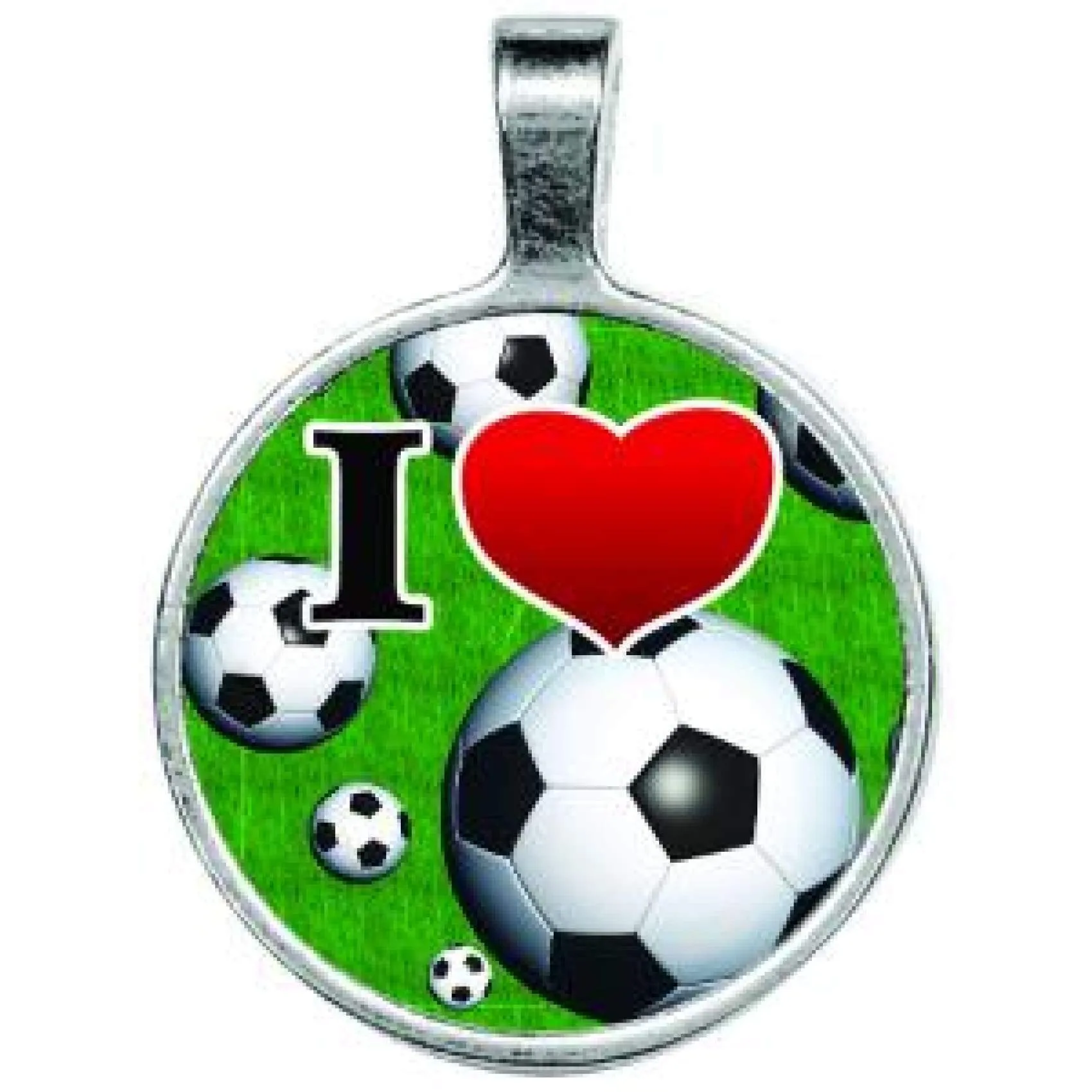 Silver Framed Pendant