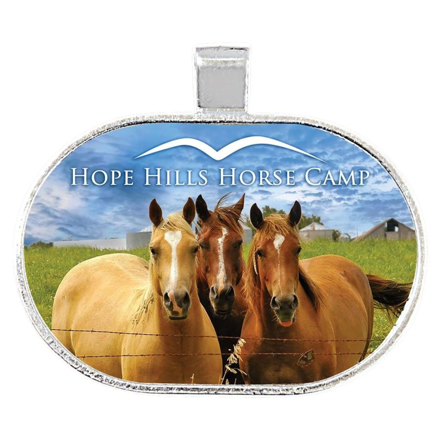 Silver Framed Pendant