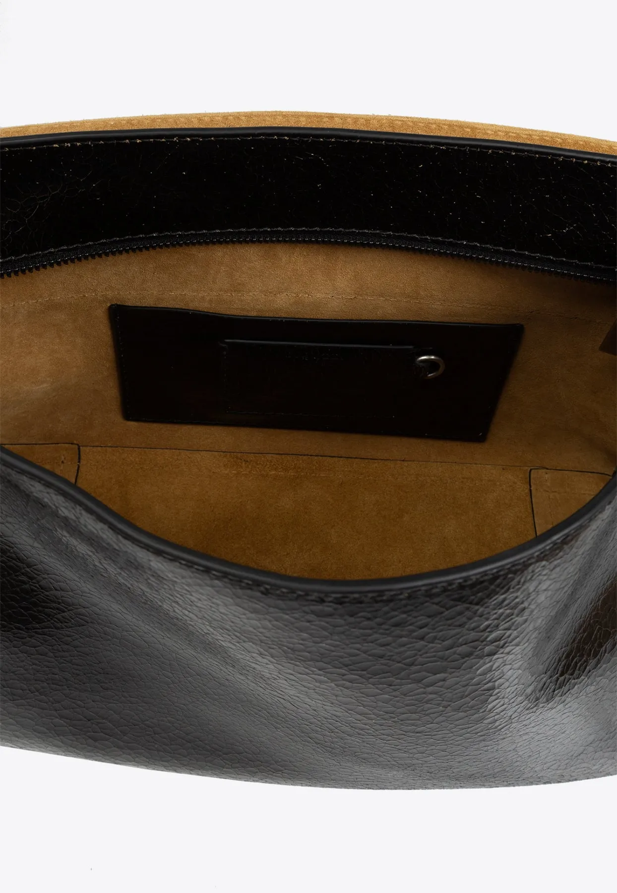 Slouch Cracked Leather Messenger Bag