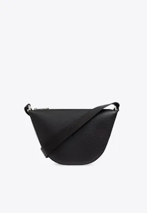 Small Roma Melon Leather Messenger Bag