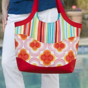 Smile and Wave Tote Bag PDF Sewing Pattern