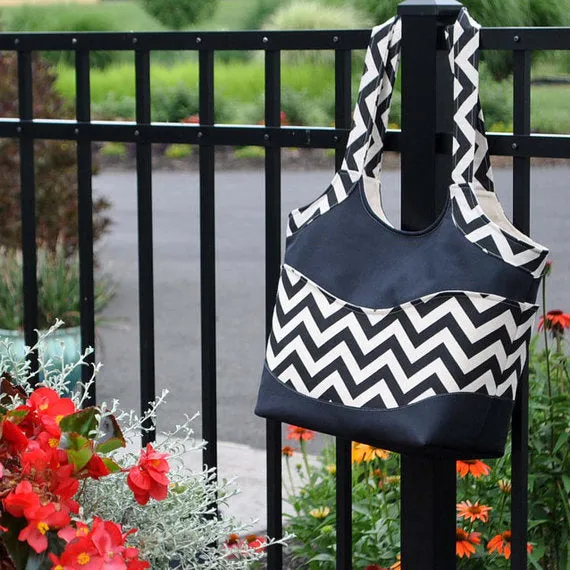 Smile and Wave Tote Bag PDF Sewing Pattern