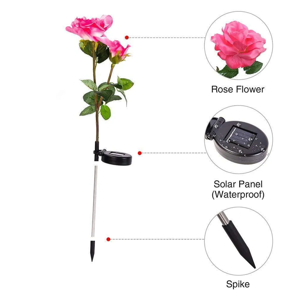 Solar LED Roses