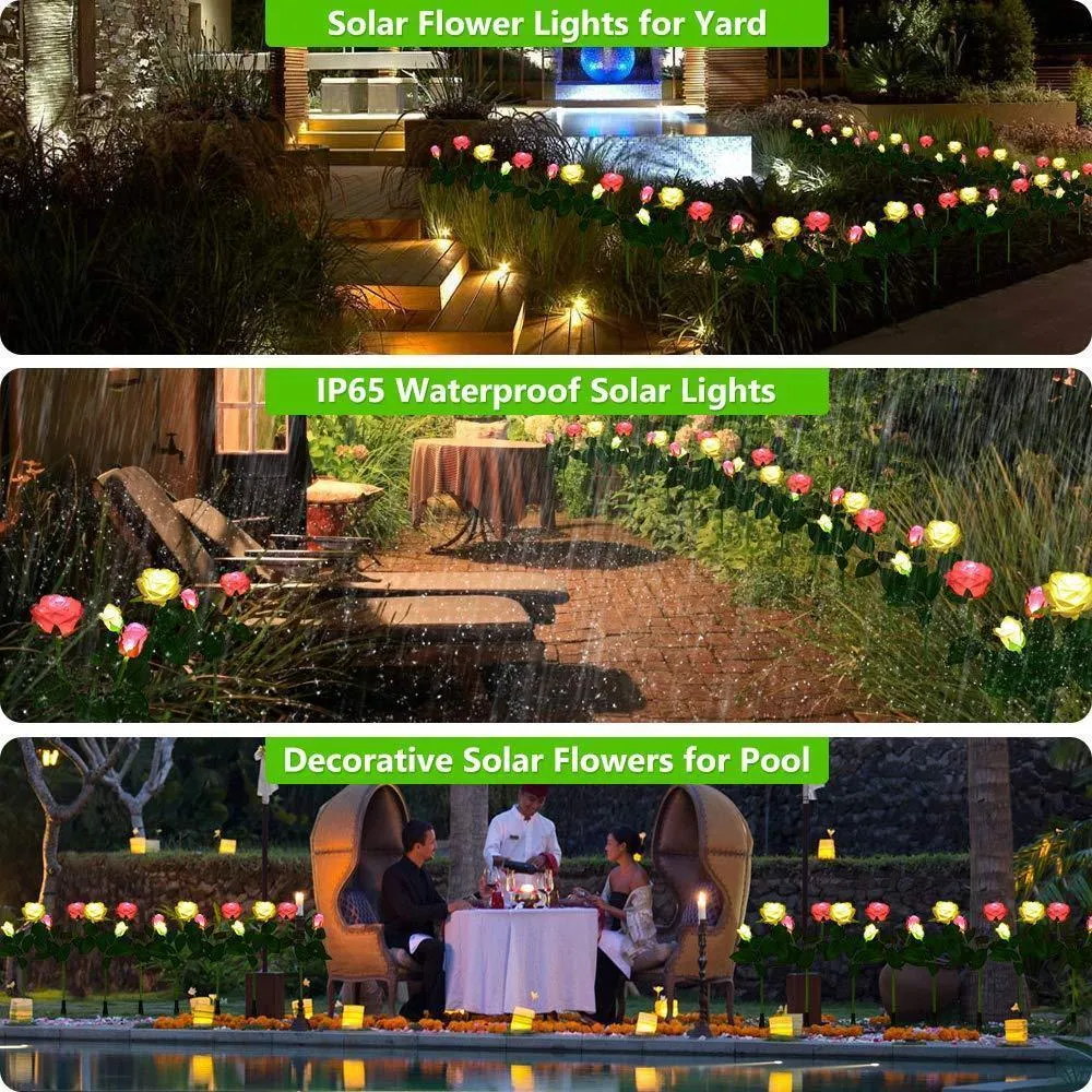 Solar LED Roses