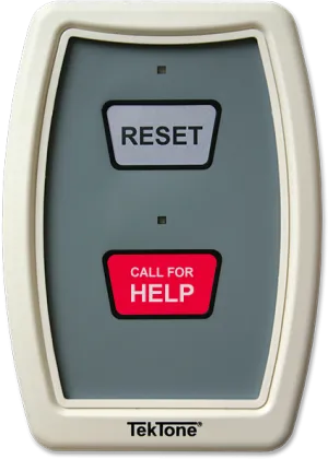 TekTone SF123 Tek-CARE Customizable 2-Button Pull-Cord Station