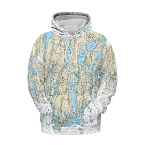 The Phippsburg and Kennebec River Lightweight Hoodie Sweatshirt