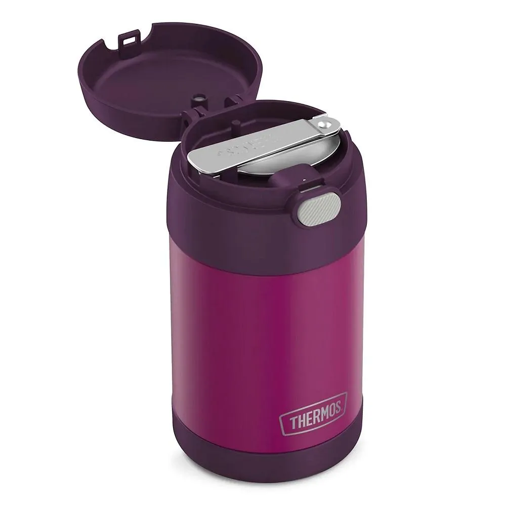 Thermos FUNtainer Stainless Steel Food Jar & Spoon 16oz (Red Violet)