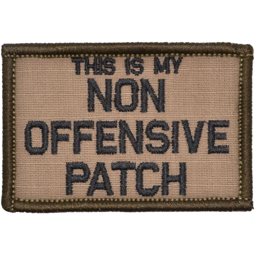 This Is My Non Offensive Patch 2"x3" Morale Patch
