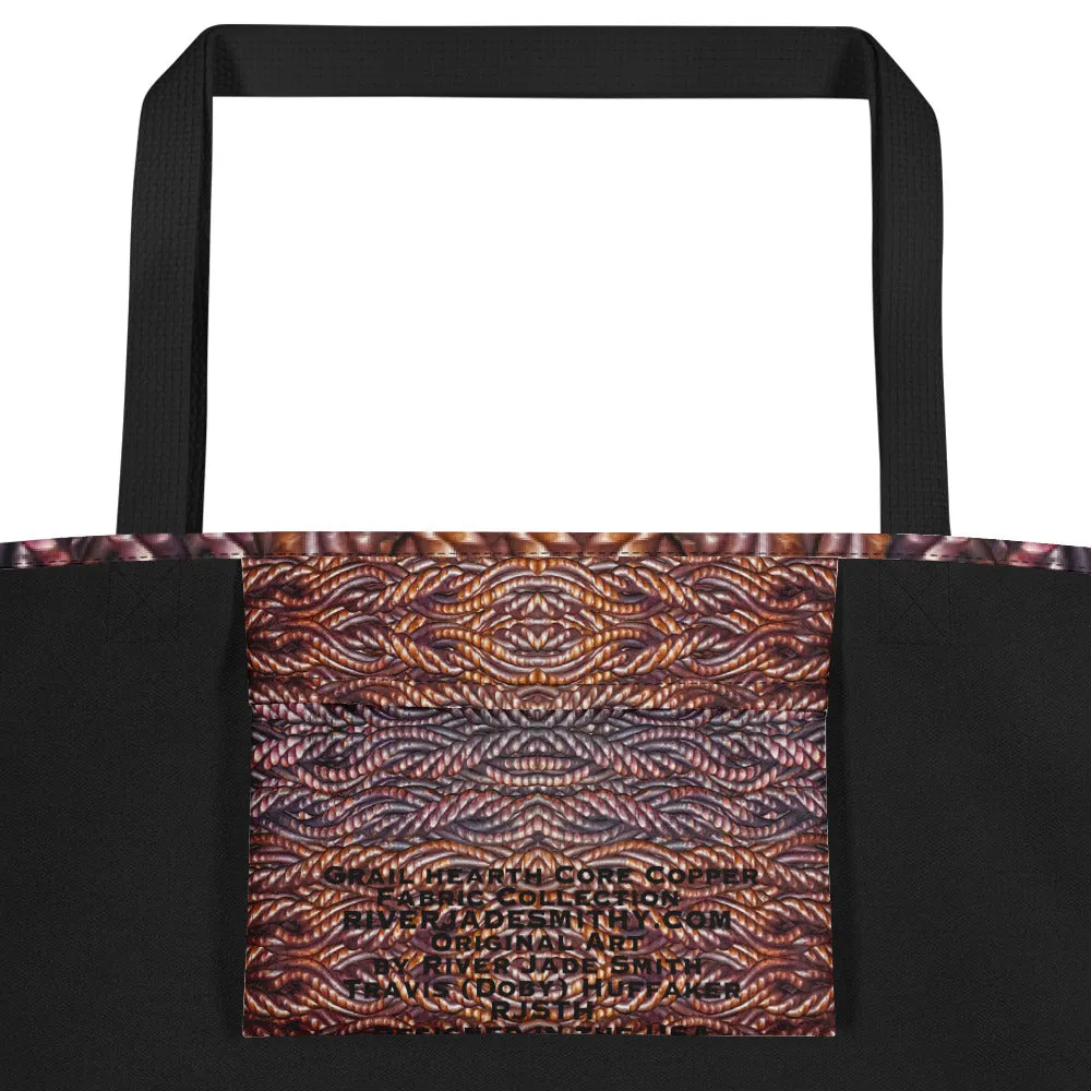 Tote Beach Bag (Grail Hearth Core Copper Fabric) RJSTHw2023 RJS  