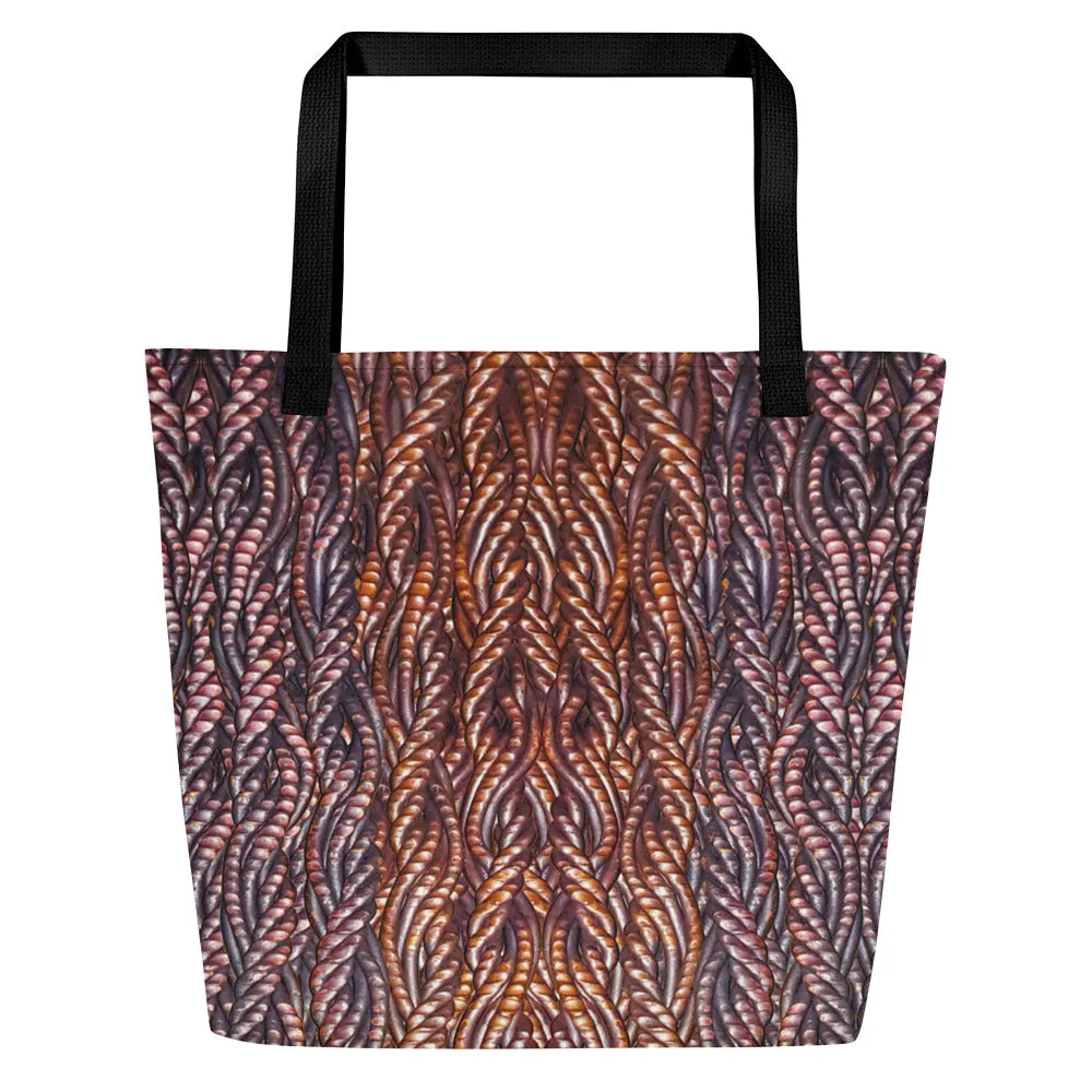 Tote Beach Bag (Grail Hearth Core Copper Fabric) RJSTHw2023 RJS  