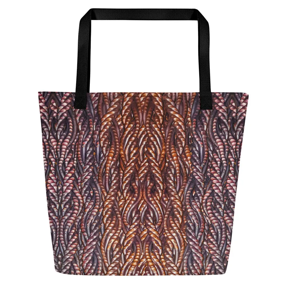 Tote Beach Bag (Grail Hearth Core Copper Fabric) RJSTHw2023 RJS  