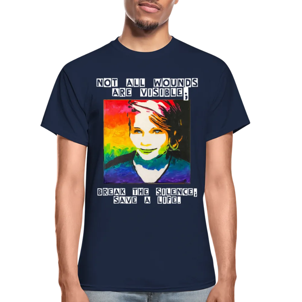 Unisex T-Shirt - Sage Art by Tin Crow Art *W/ SLEEVE ART*