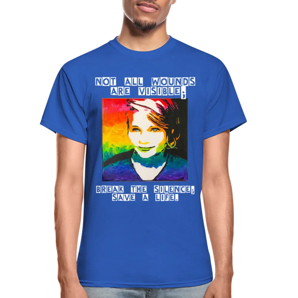 Unisex T-Shirt - Sage Art by Tin Crow Art *W/ SLEEVE ART*