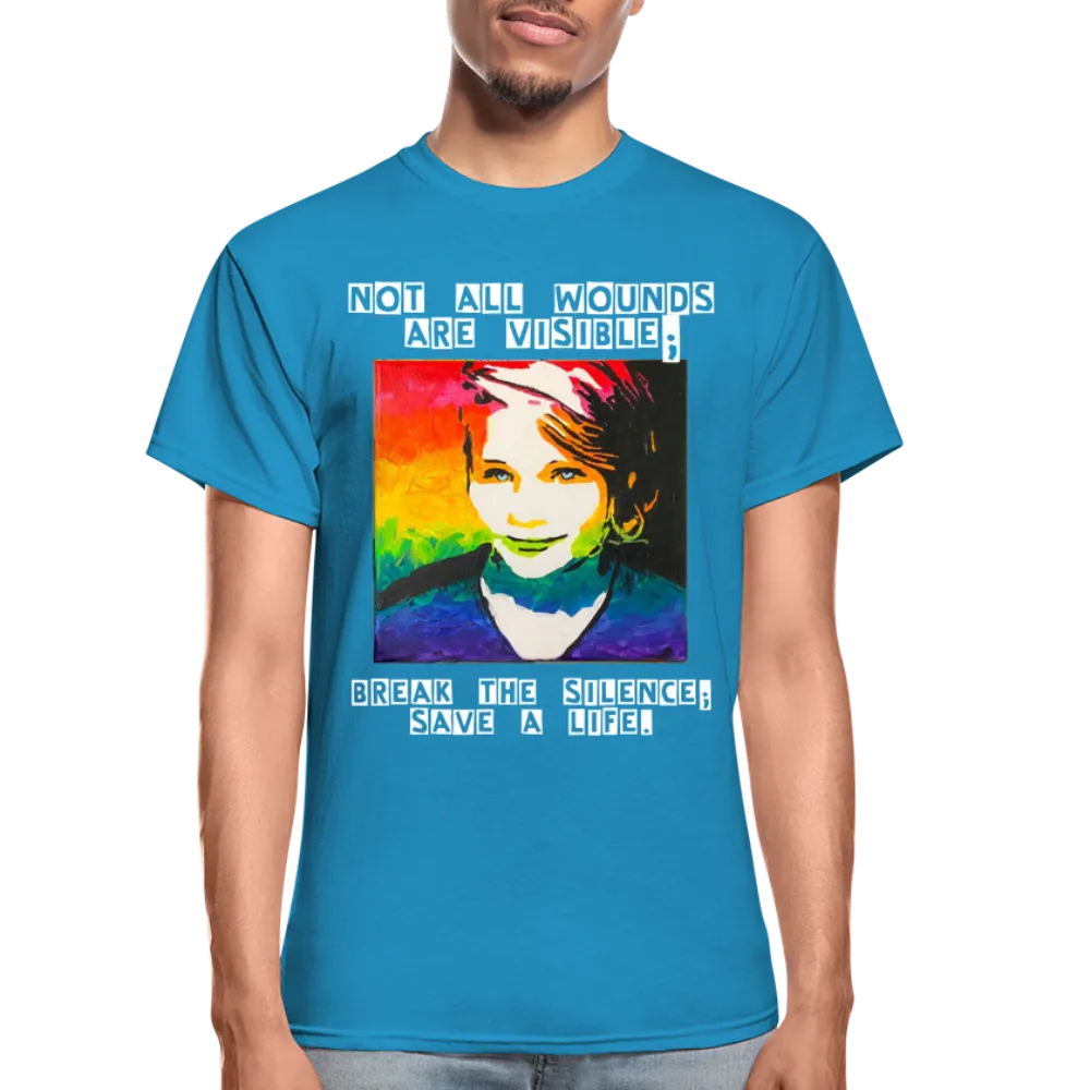 Unisex T-Shirt - Sage Art by Tin Crow Art *W/ SLEEVE ART*