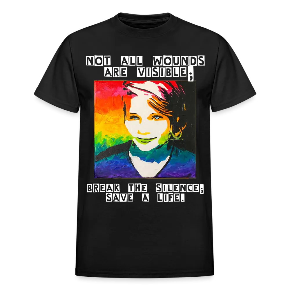 Unisex T-Shirt - Sage Art by Tin Crow Art *W/ SLEEVE ART*