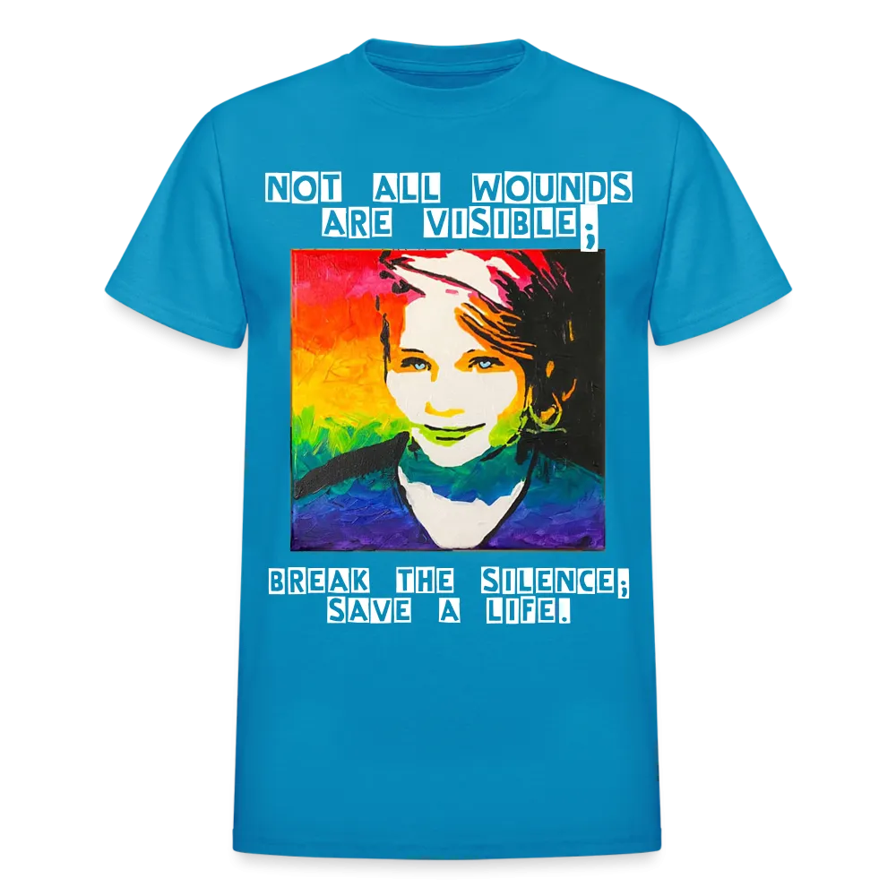 Unisex T-Shirt - Sage Art by Tin Crow Art *W/ SLEEVE ART*
