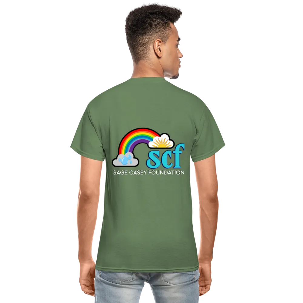 Unisex T-Shirt - Sage Portrait by Tin Crow Art/Classic SCF Logo