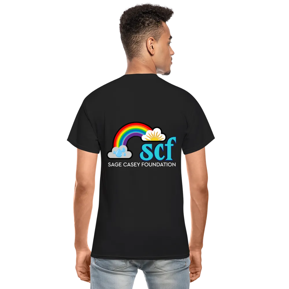 Unisex T-Shirt - Sage Portrait by Tin Crow Art/Classic SCF Logo