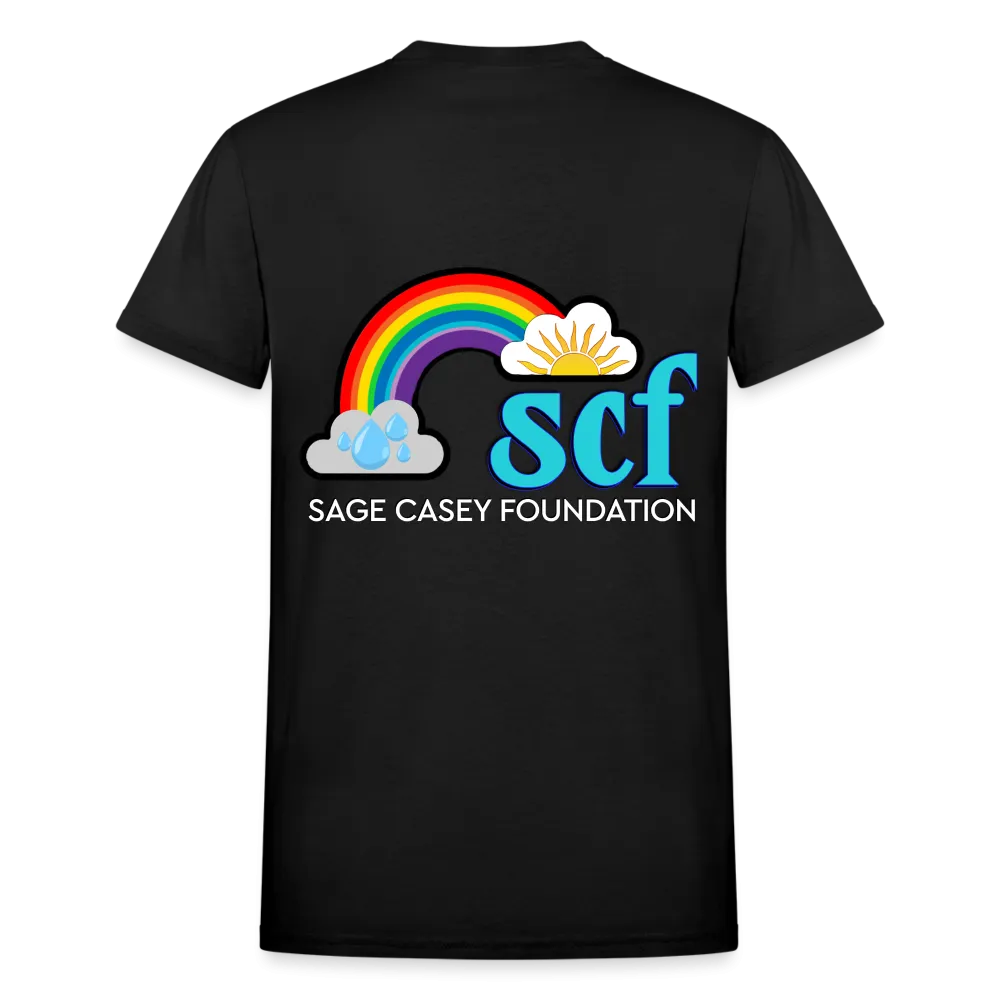 Unisex T-Shirt - Sage Portrait by Tin Crow Art/Classic SCF Logo
