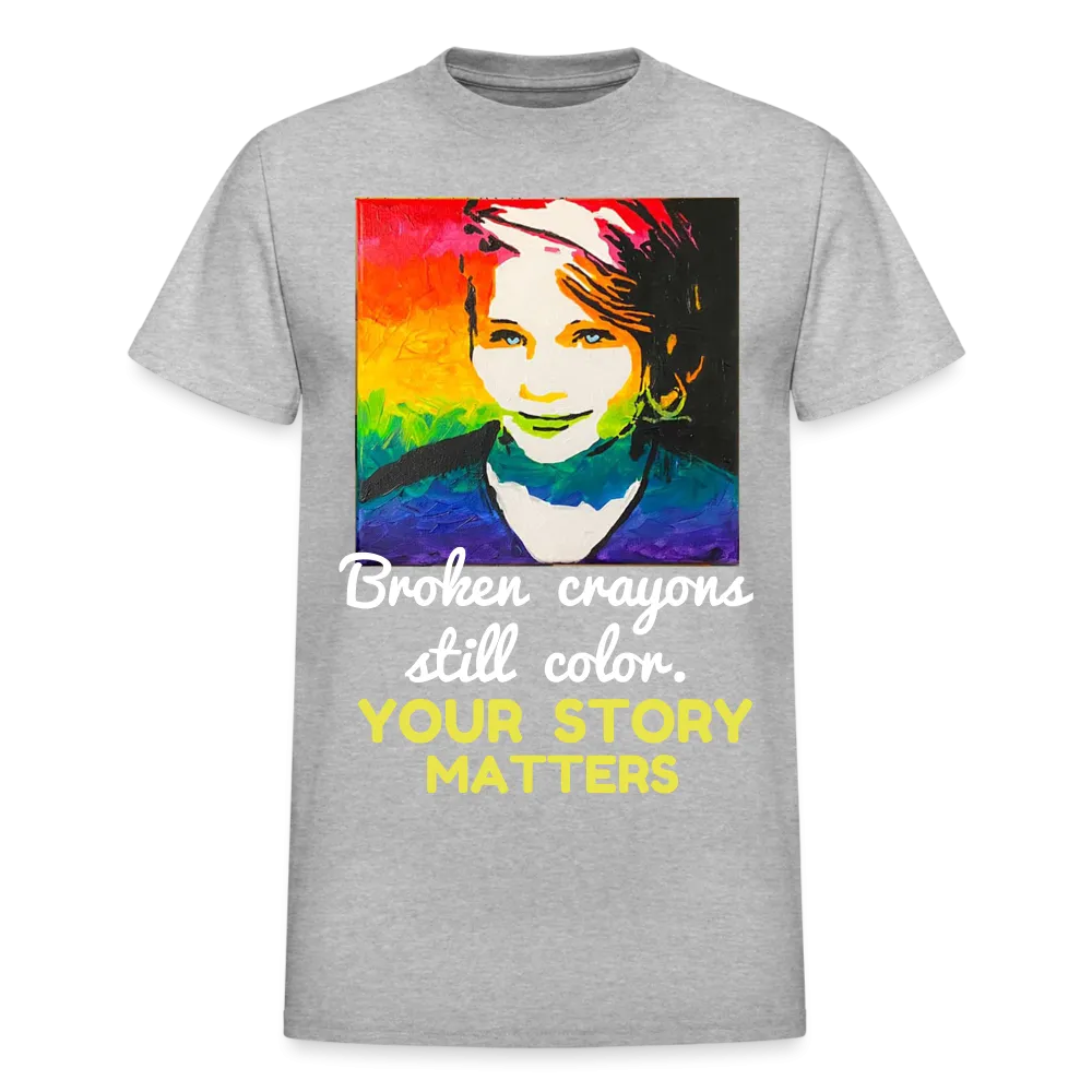 Unisex T-Shirt - Sage Portrait by Tin Crow Art/Classic SCF Logo