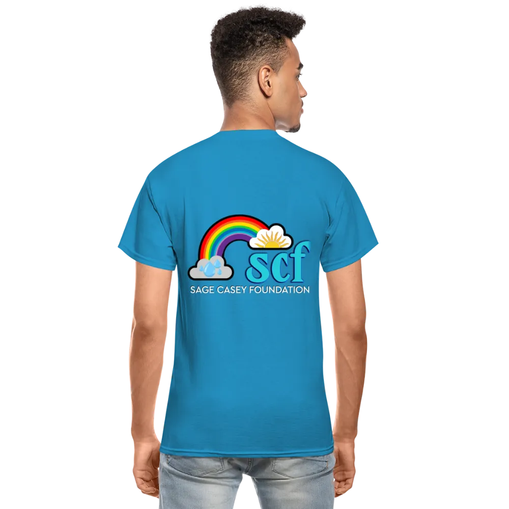 Unisex T-Shirt - Sage Portrait by Tin Crow Art/Classic SCF Logo