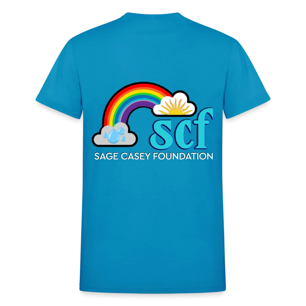 Unisex T-Shirt - Sage Portrait by Tin Crow Art/Classic SCF Logo