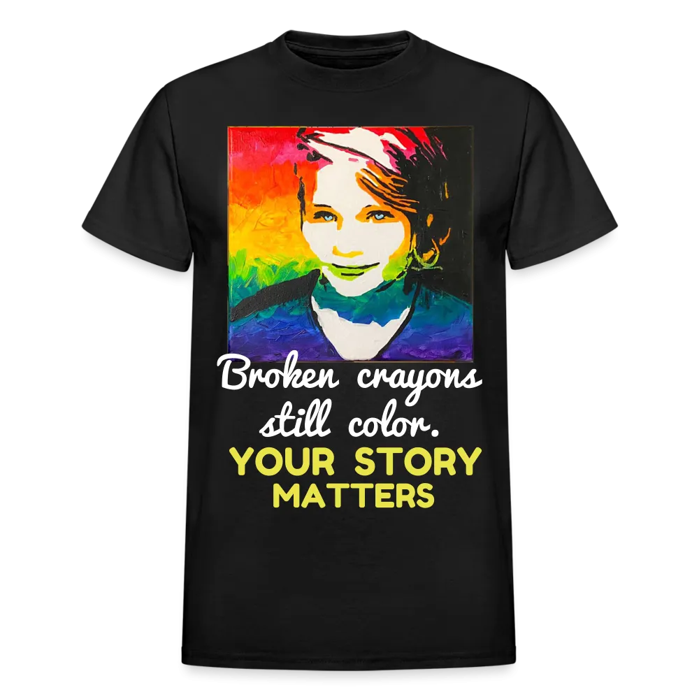 Unisex T-Shirt - Sage Portrait by Tin Crow Art/Classic SCF Logo