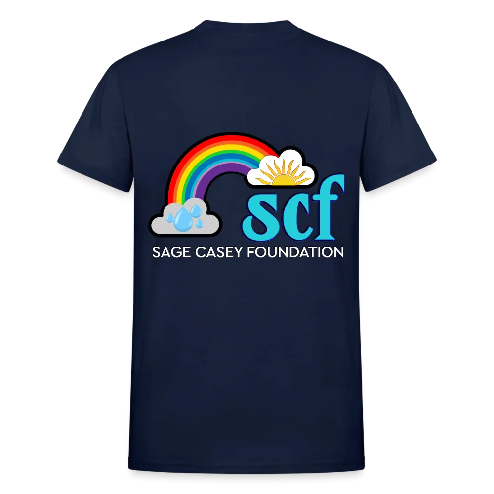 Unisex T-Shirt - Sage Portrait by Tin Crow Art/Classic SCF Logo