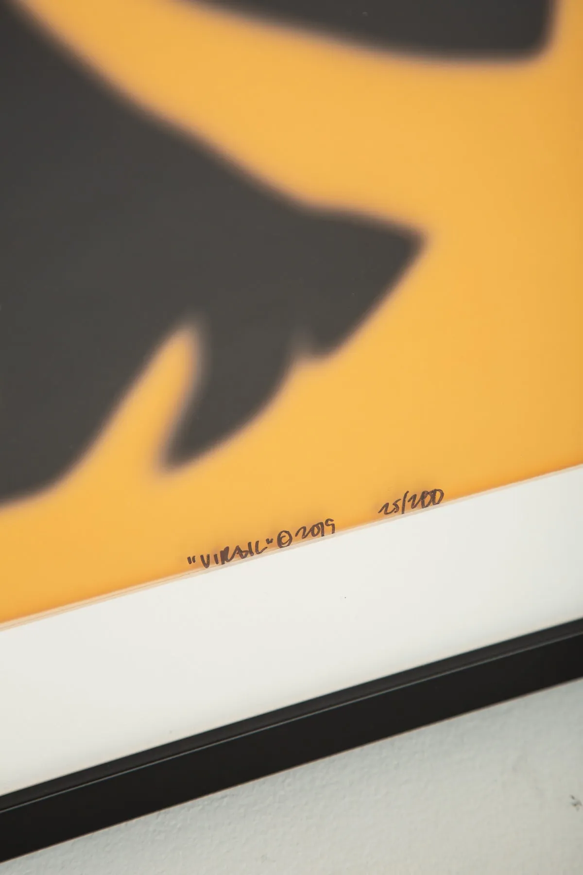 VIRGIL ABLOH | CLEAR ART PRINT "REAPER 1" SIGNED AND NUMBERED BY VIRGIL ABLOH