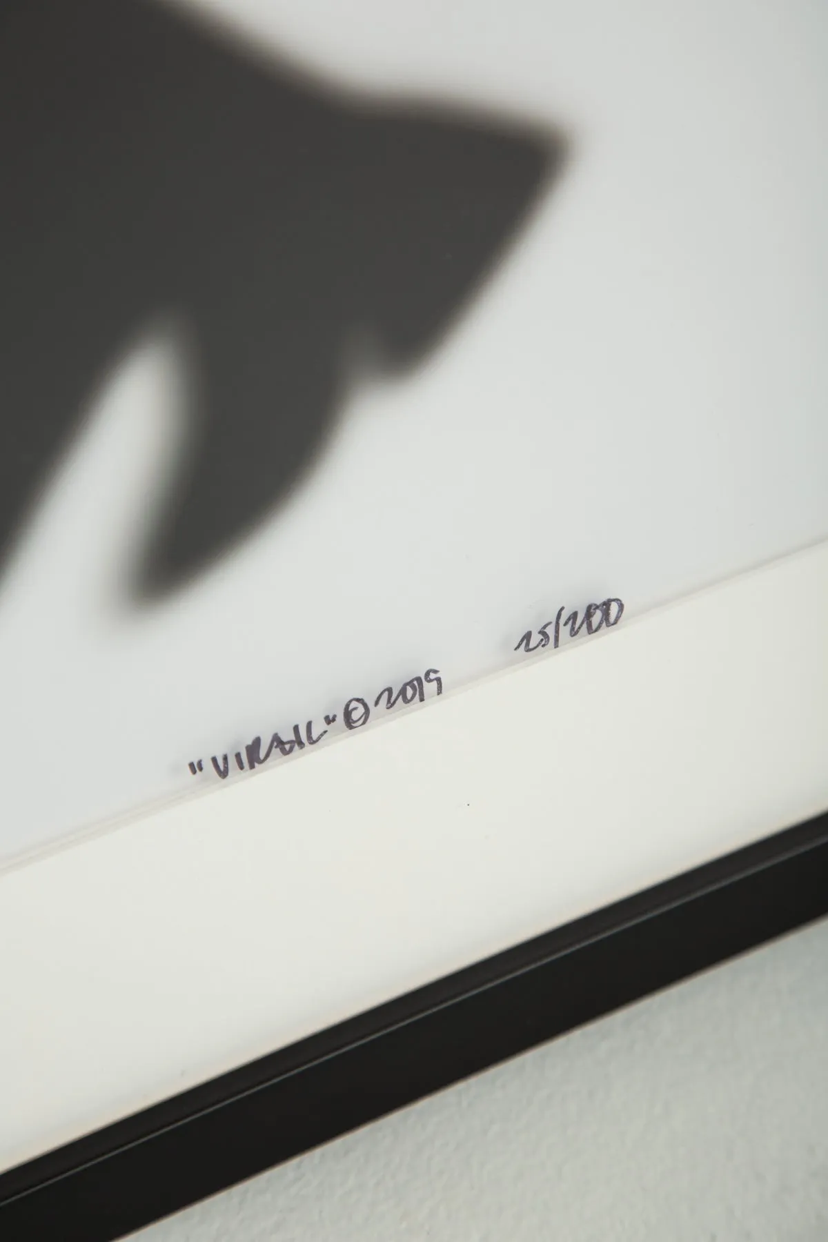 VIRGIL ABLOH | CLEAR ART PRINT "REAPER 1" SIGNED AND NUMBERED BY VIRGIL ABLOH