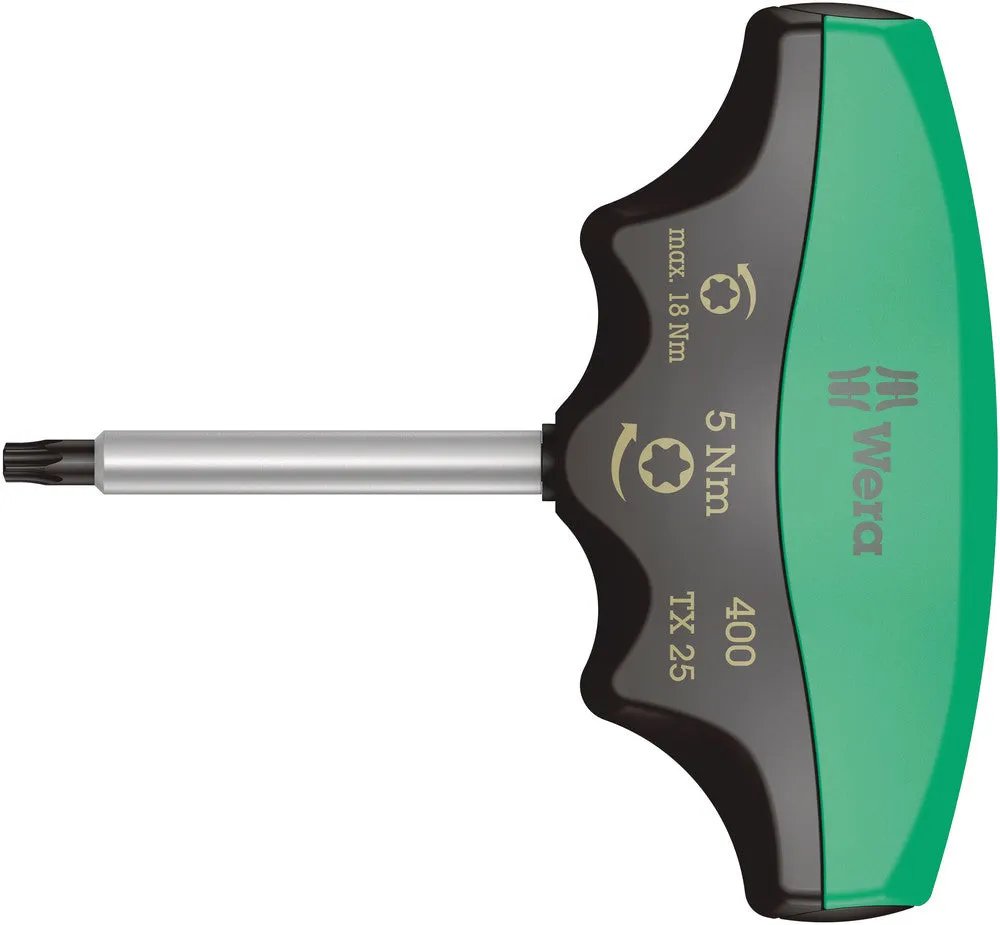 Wera 05005091001 400 TX Torque-indicator, TX 25 x 5.0 Nm