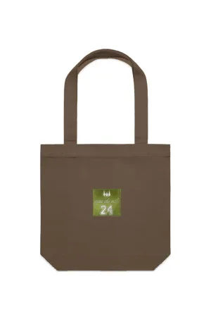 WOLFPACK UNLTD "THE MESSENGER" TOTE BAG | WALNUT BROWN