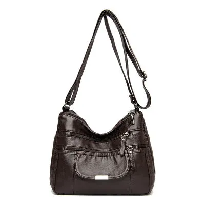 Women's Fashion Soft Surface Mom Style Crossbody Bags