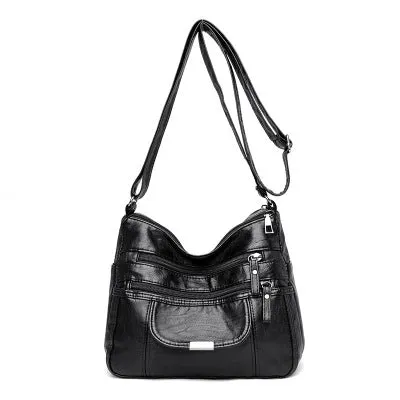 Women's Fashion Soft Surface Mom Style Crossbody Bags
