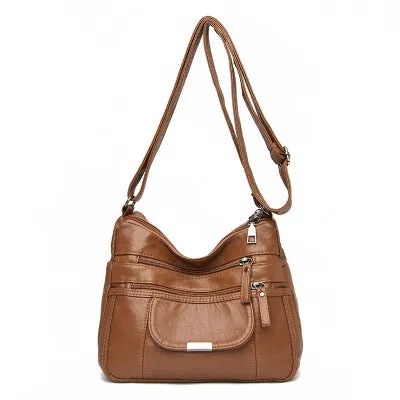 Women's Fashion Soft Surface Mom Style Crossbody Bags