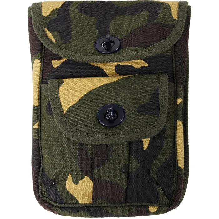 Woodland Camouflage - Army 2-Pocket Ammo Pouch