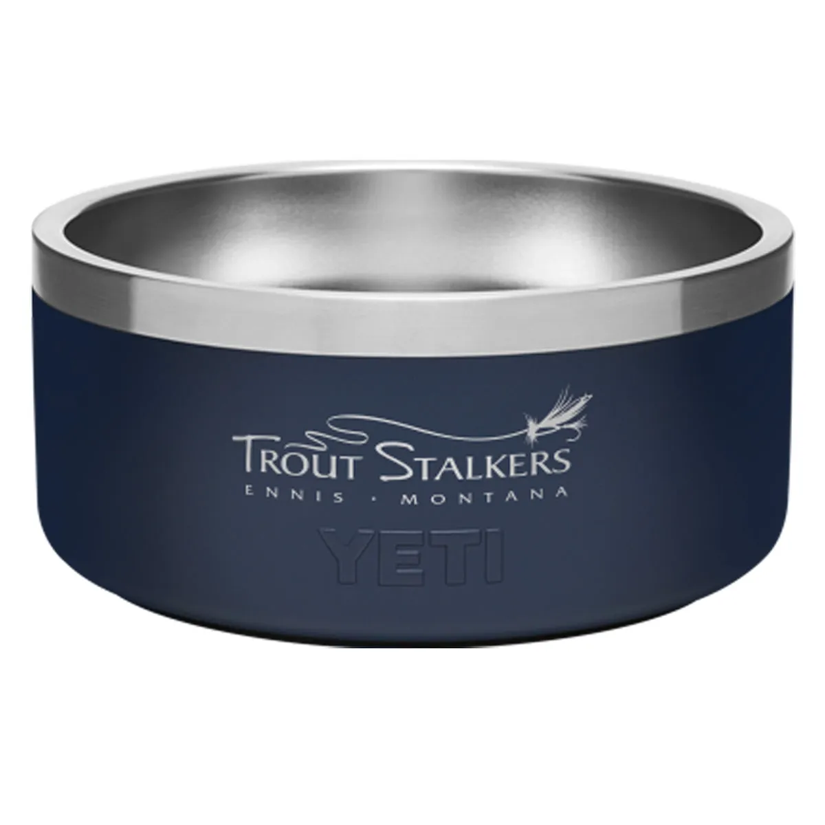YETI Boomer 8 Dog Bowl MTS Logo Navy